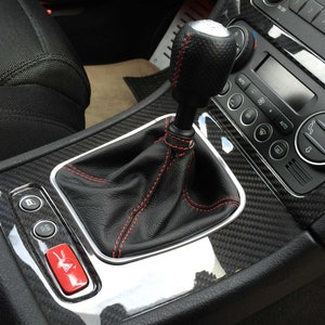 cuffia cambio in vera pelle per alfa romeo 159