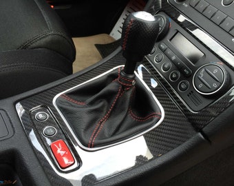 cuffia cambio in vera pelle per alfa romeo 159