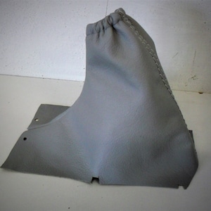 Volvo V70 headset brake lever by hand in genuine leather gray