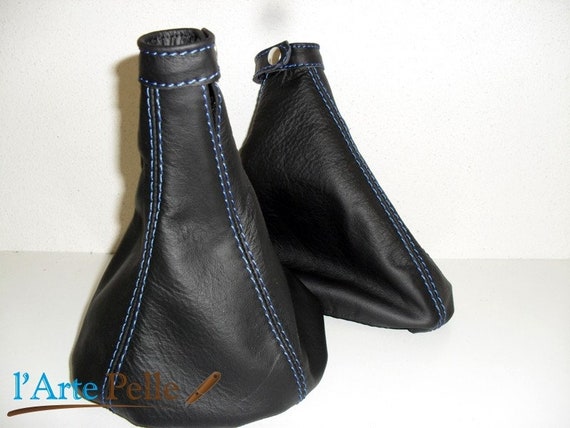Coprivolante Alfa Romeo 147 vera pelle nera