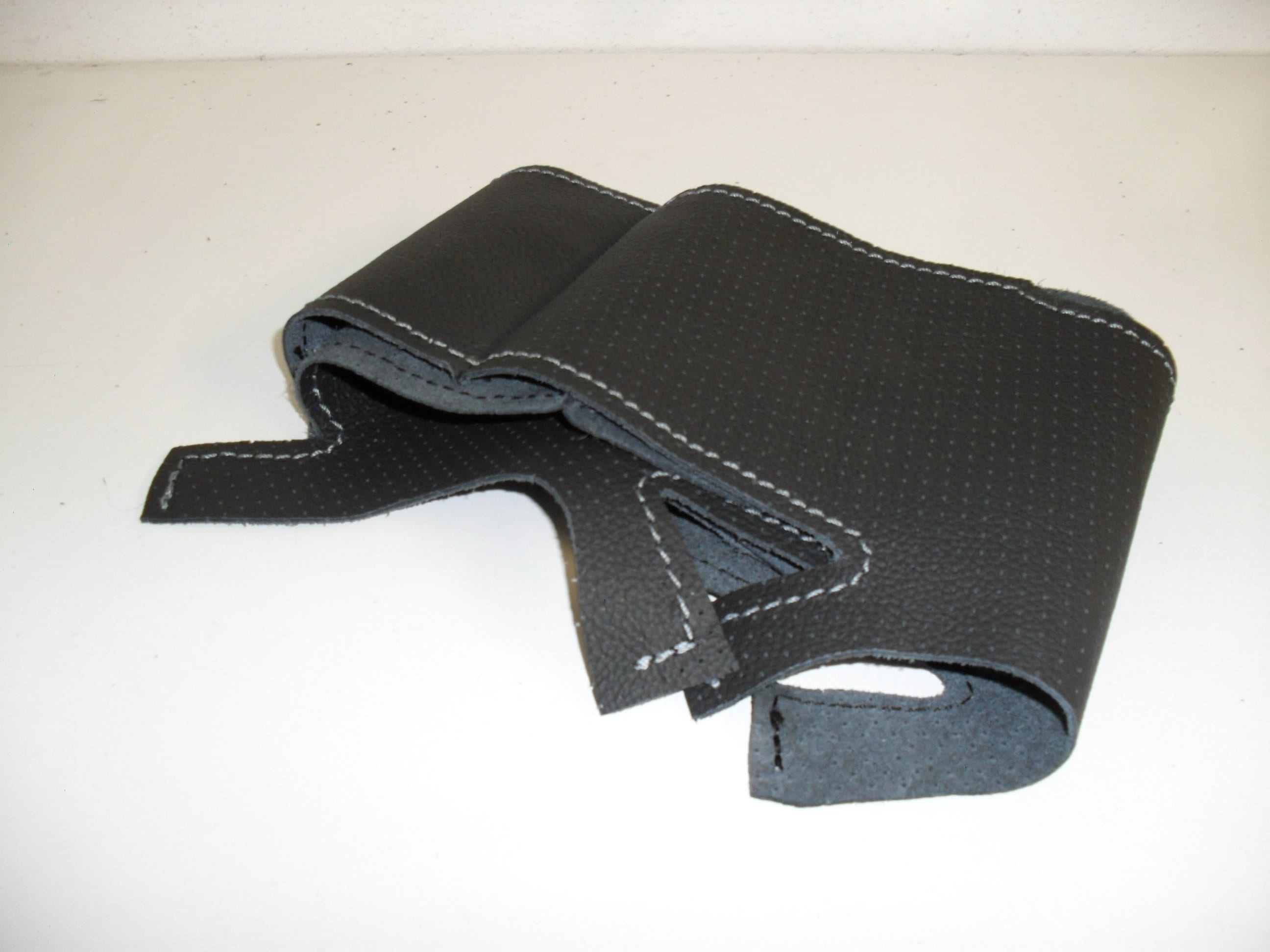 MEWANT DIY Handgenähter Schwarzer Echtes Leder Len Produktbild-Vorschau 12