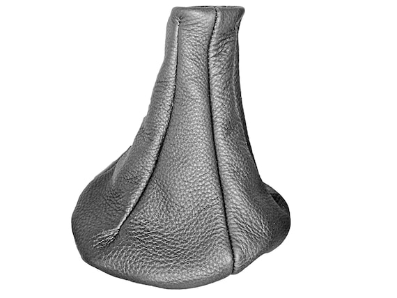 Soufflet De Levier De Vitesses Pour Fiat Panda 169 (à Partir De 2003) - Cuir Gris Foncé