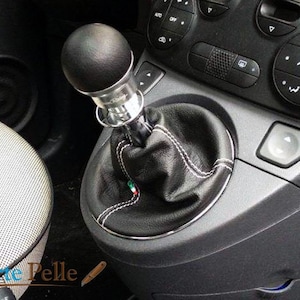 Kopfhörer Getriebe Fiat Nuova 500 Echtleder schwarz