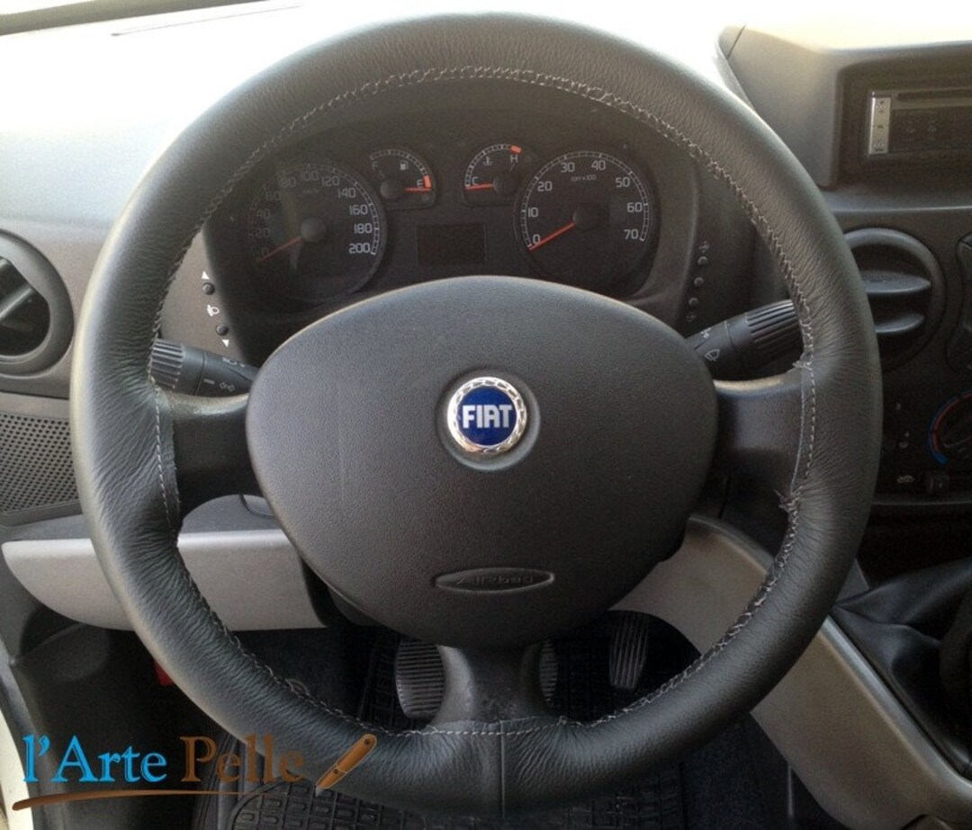 Coprivolante Per Auto In Pelle Per Fiat Doblo Ducato Strada