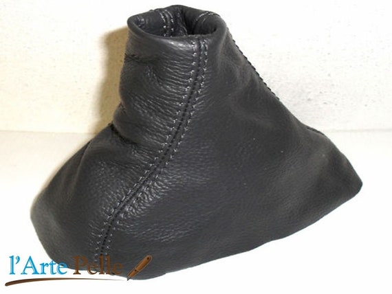 Soufflet De Levier De Vitesse En Vrai Cuir Anthracite Vauxhall Astra H Coutures Personnaliser Peau Personnaliser
