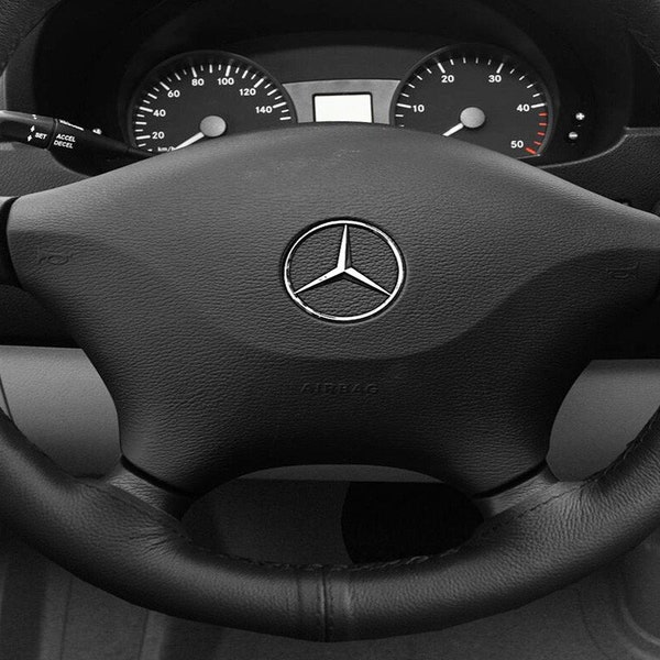 Coprivolante Mercedes-Benz Vito 2014 W639 [2003-2019] vera pelle nera