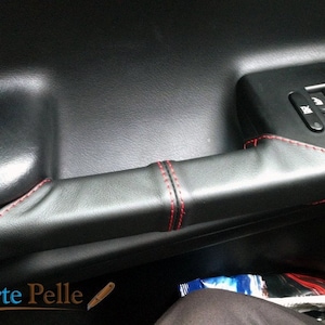 Copri maniglia Alfa Romeo Giulietta vera pelle nera
