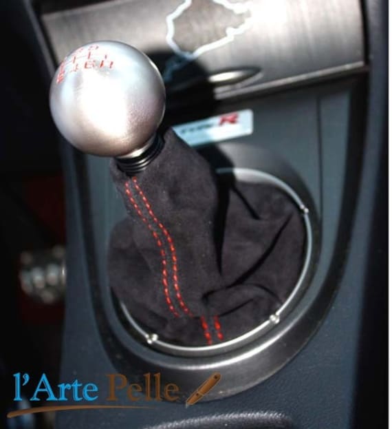 Honda Civic Type R Cuffia Cambio Nero E Cuciture Rosse - Canada