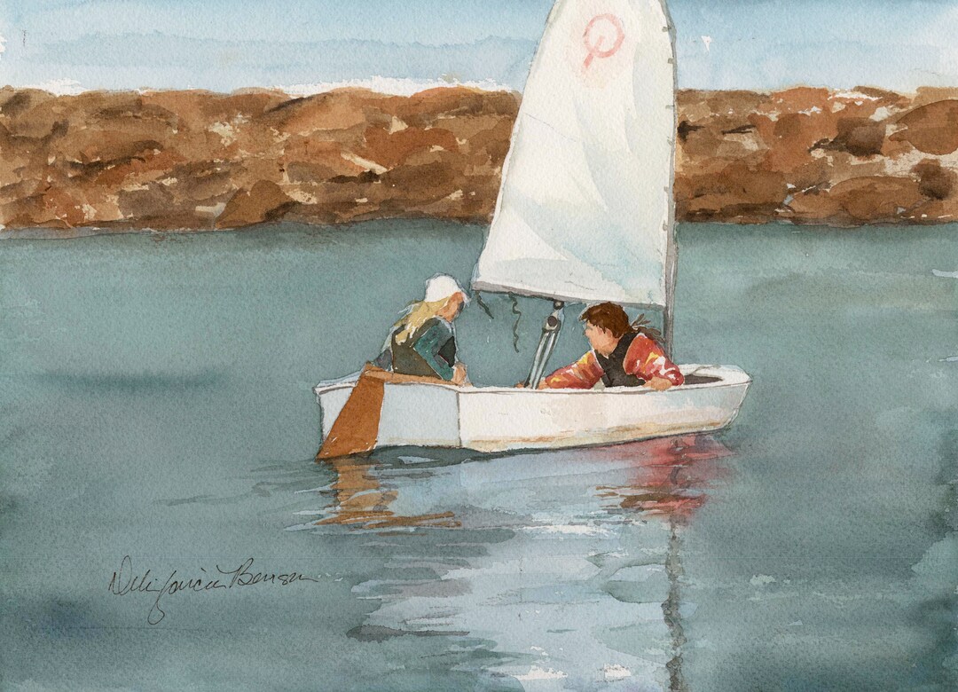 Sailing Lessons/ Dana Point/ Sailing Kids/ Socal Beach Etsy