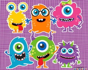 INSTANT DOWNLOADEN | Kleine monster verjaardag decor | Monster verjaardag | Monster Party afdrukbare | Monster Party decor | Kleine monsters partij