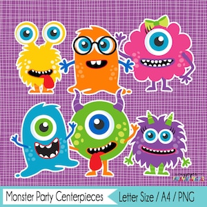 INSTANT DOWNLOAD | Little Monster Birthday Decor | Monster Birthday | Monster Party Printable | Monster Party Decor | Little Monsters Party