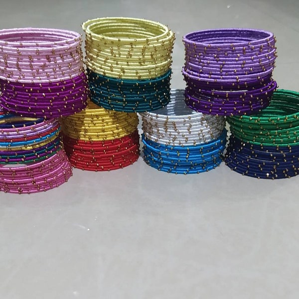 Black Thread Bangles Etsy Canada