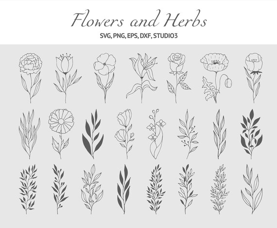 Free Free 103 Hand Drawn Flower Svg SVG PNG EPS DXF File