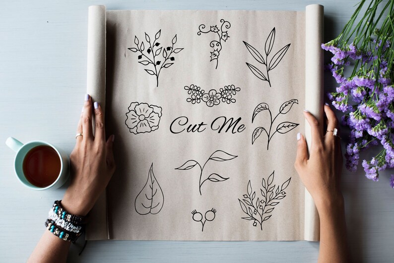 Download Flourish branches SVG leaves svg flowers svg dividers SVG ...