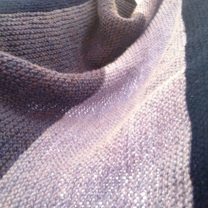 Blue stripy blanket
