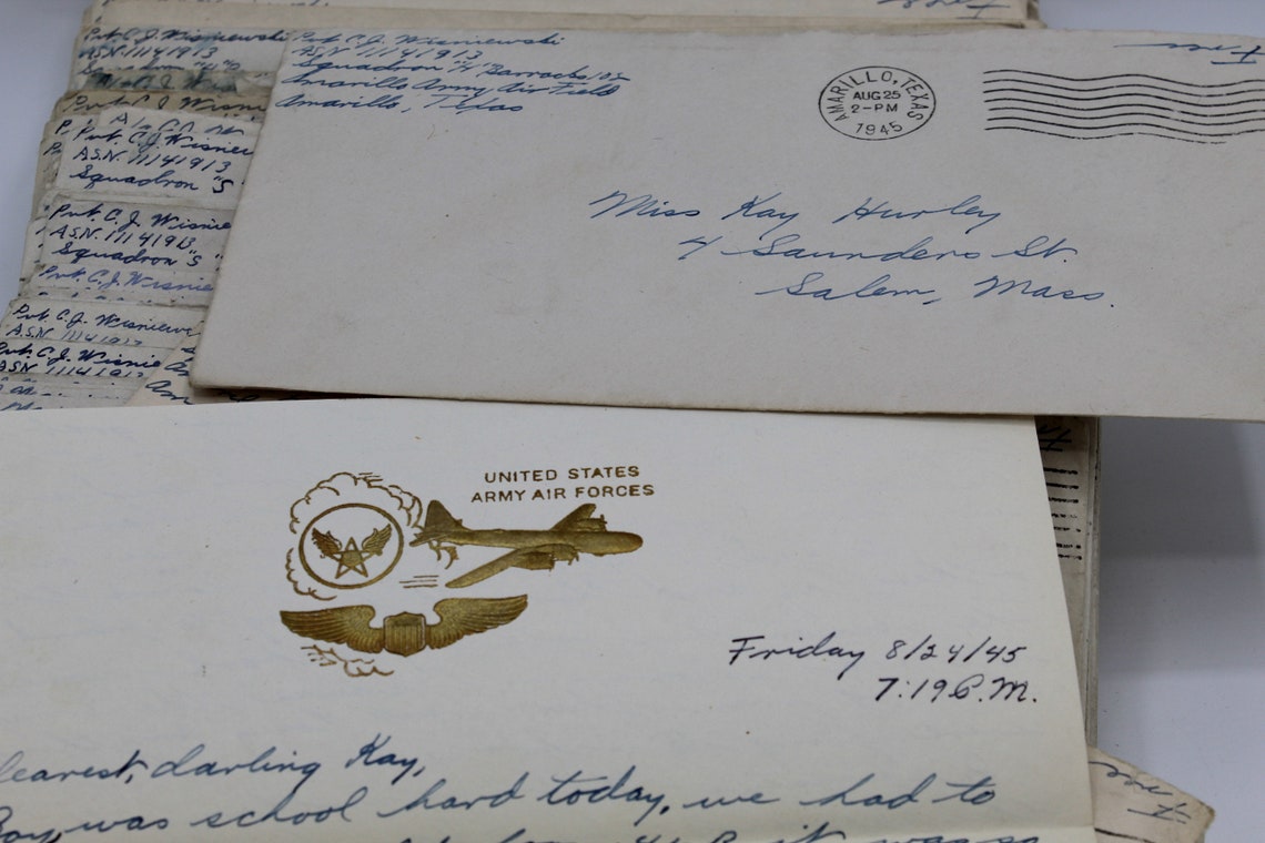 Cartas de la Segunda Guerra Mundial Paquete de lote Soldado Etsy