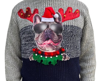 KING - Men - M - Ugly christmas sweater - Unique piece