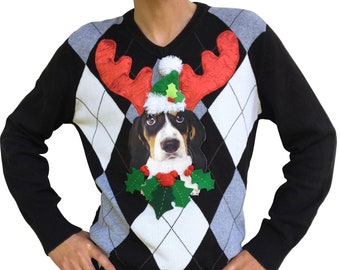 POPY - Unisexe - T  M 40  - Ugly christmas sweater - Pièce unique