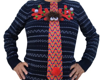 ALEKSI - Men - S - Ugly christmas sweater - Unique piece