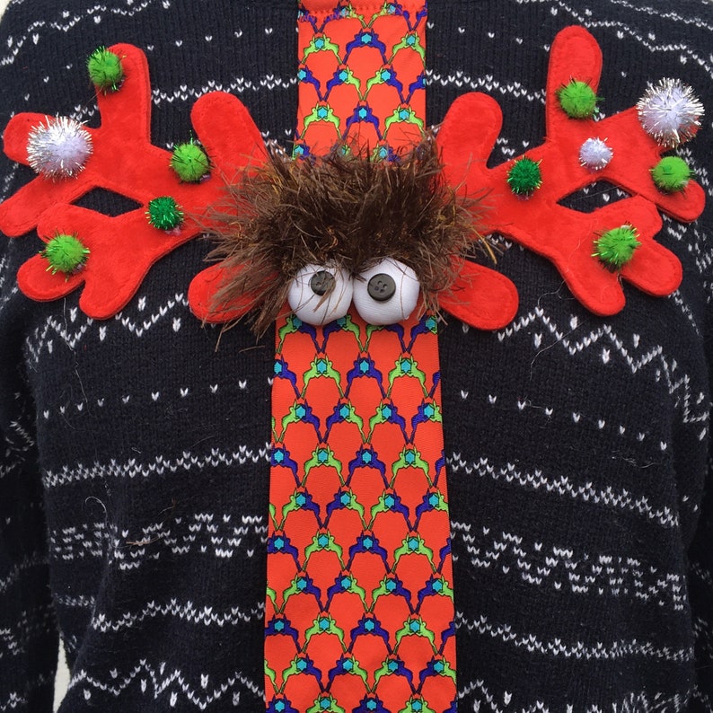 ALEKSI Men S Ugly christmas sweater Unique piece image 2