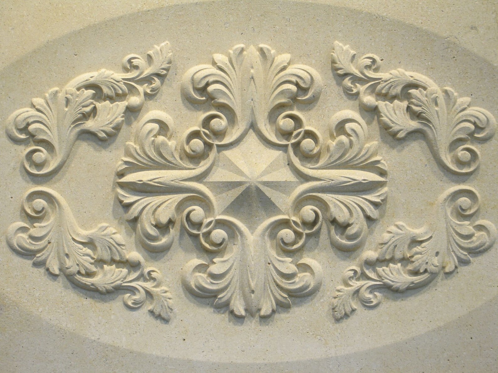 Classic Relief 16x24 Carved Stone Custom Decorative Backsplash Tile ...