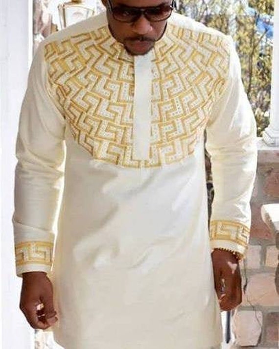 African Men's Shirt African Men's Clothing Wedding | Etsy