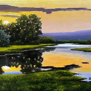 Summer colors, Landscape, Oil Painting, Painting On Canvas, Summer, Oil Painting Landscape,  Contemporary Art, Home Decor, Hand Painted