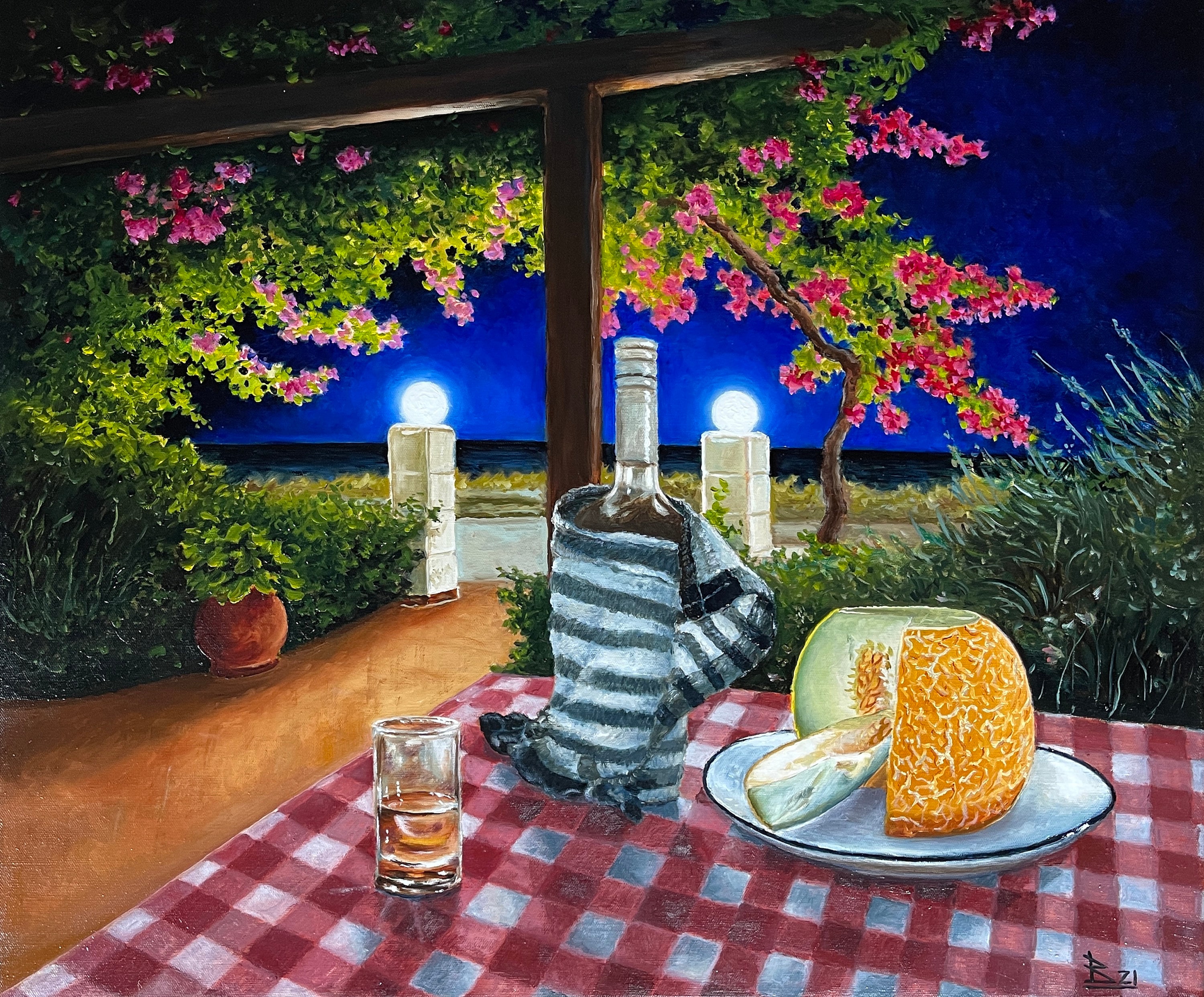 F.rhodes 風景画 油彩画 特大 Oil Painting Original Painting Rhodes - Etsy