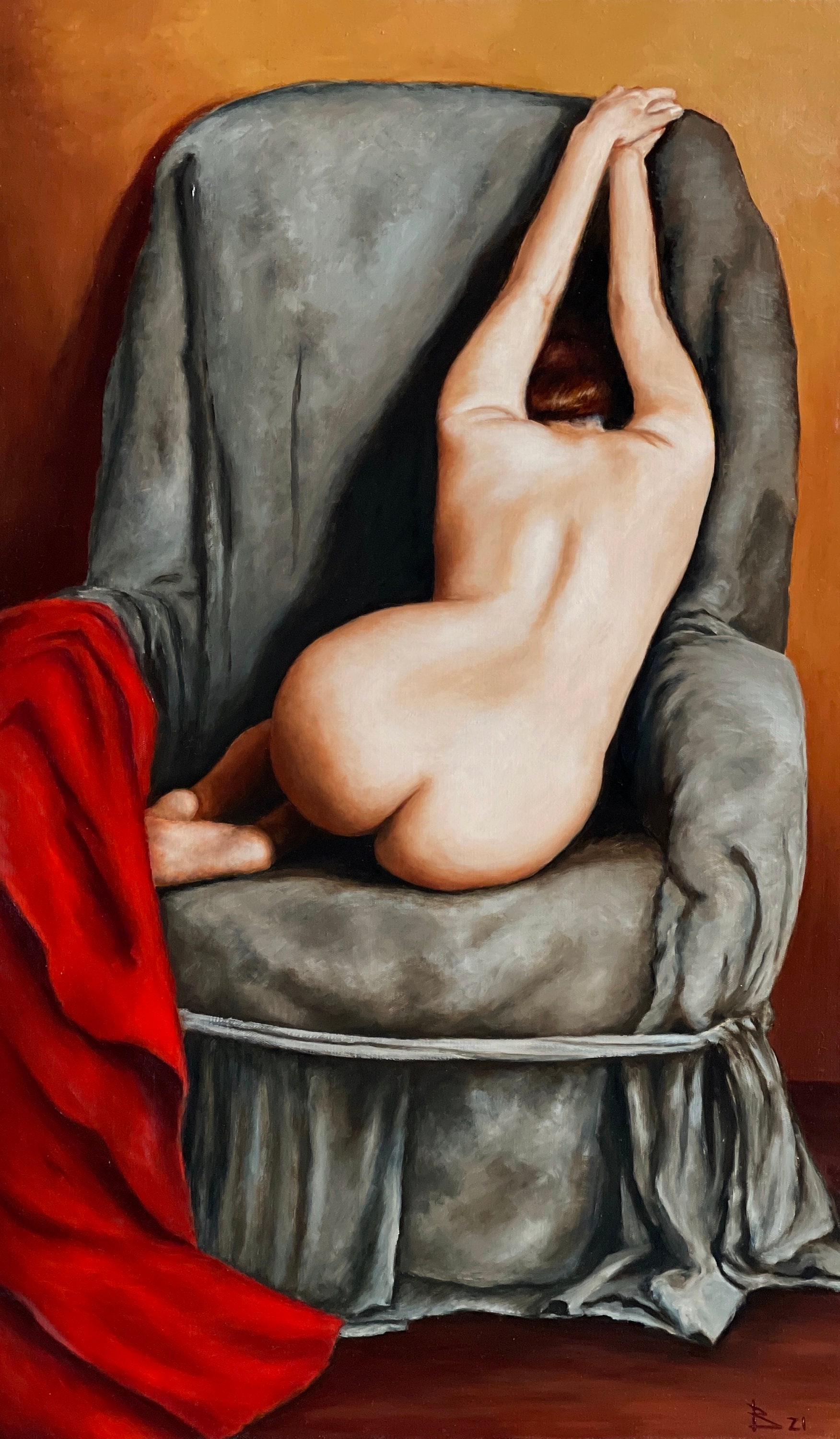 Real painting Nude-Art 