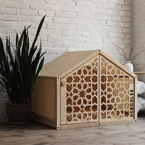 Dog house Pattern Design, Indoor dog house,Wooden dog house,Modern dog house,Luxury dog houses,Dog house bed,Small dog house,Large dog house image 1