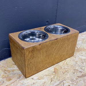 Small dog bowls 450ml - Ready to Ship - elevated dog feeder, stylish dog stand, dog stuff, dog feeder, stainless steel dog bowls