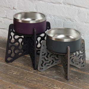 Yeti Bowl Stand 4 Cups, Yeti Bowl Holder 4 Cups, Elevated Dog Bowl