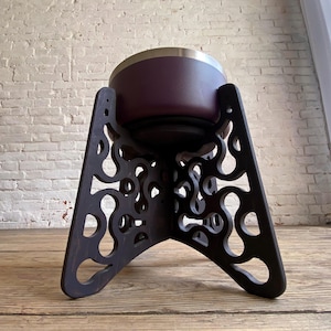 Yeti Bowl Stand 4 cups, Yeti Bowl Holder 4 cups, elevated dog bowl, raised dog bowl, yeti dog bowl stand,raised dog feeder,wooden bowl stand