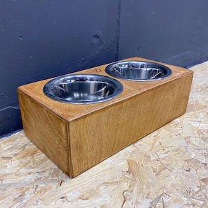Small dog bowls 450ml - Ready to Ship - elevated dog feeder, stylish dog stand, dog stuff, dog feeder, stainless steel dog bowls