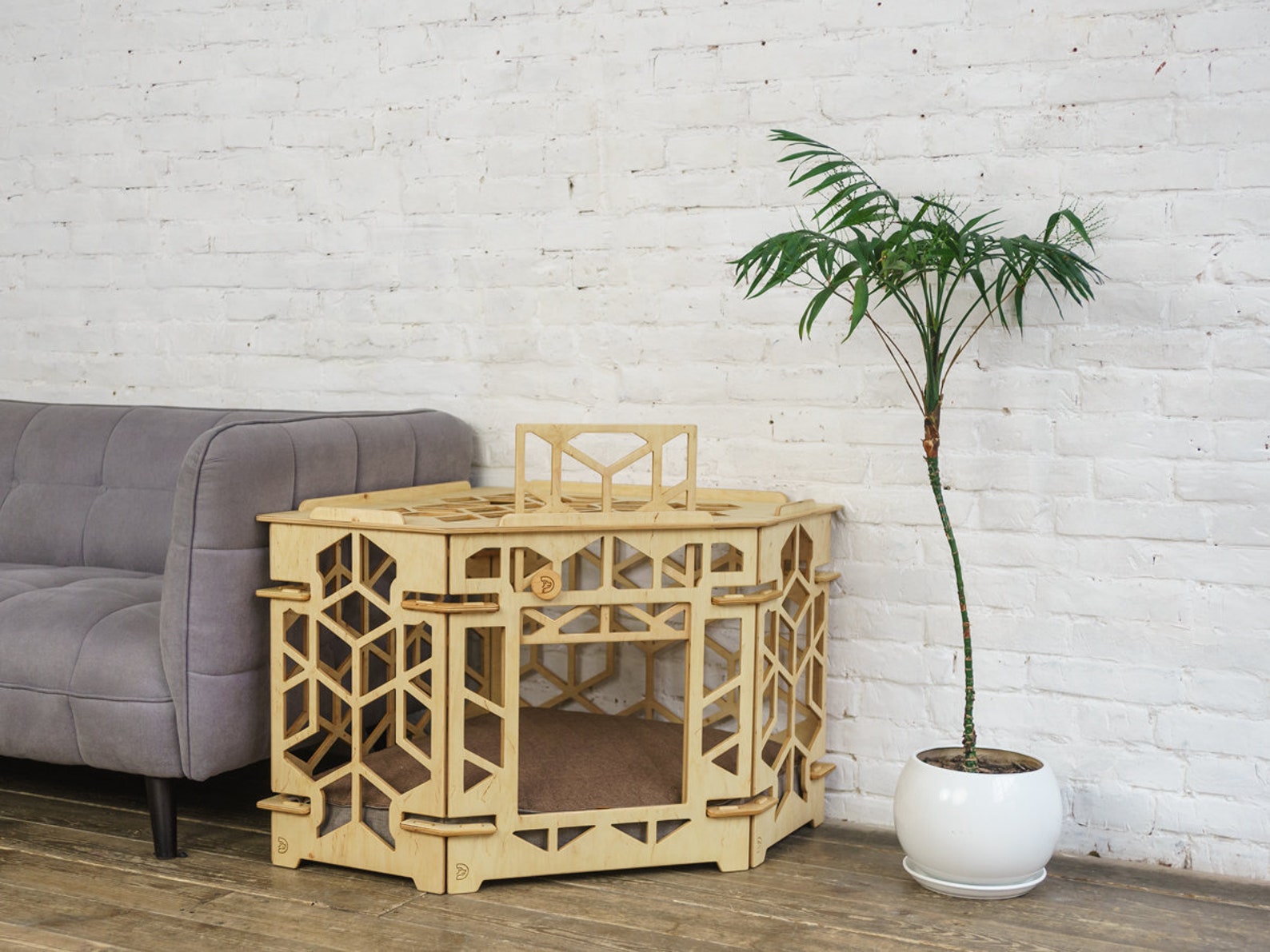 Dog Kennel Corner Dog Cratewooden Dog Housebest Dog Etsy