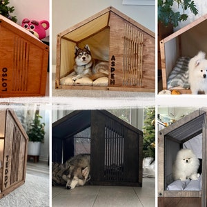 Dog house Line Lounge,Indoor dog house,Wooden dog house,Modern dog house,Luxury dog houses,Dog house bed,Puppy dog house,Large dog house image 9