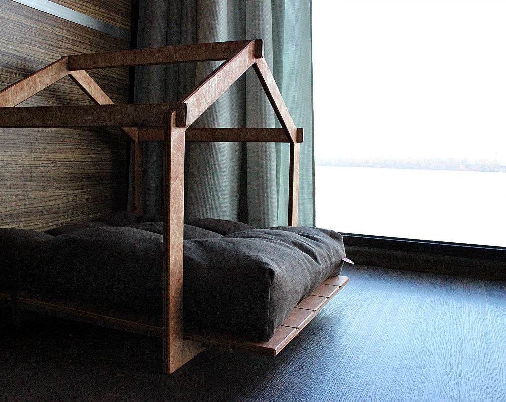 Dog House Skeleton Lounge Modern Bed Pet 50