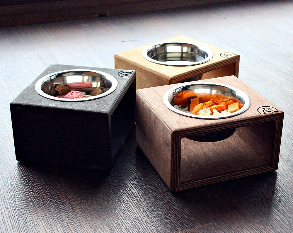 Small Dog bowls 450 ml Solid Single bowl 3.9/5.9 inch. Etsy