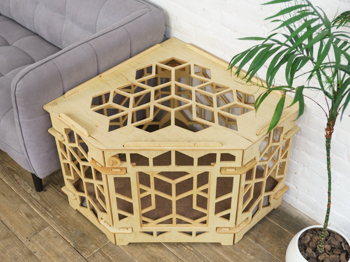 Corner kennel for small dog breeds dog crate puppy cage Etsy
