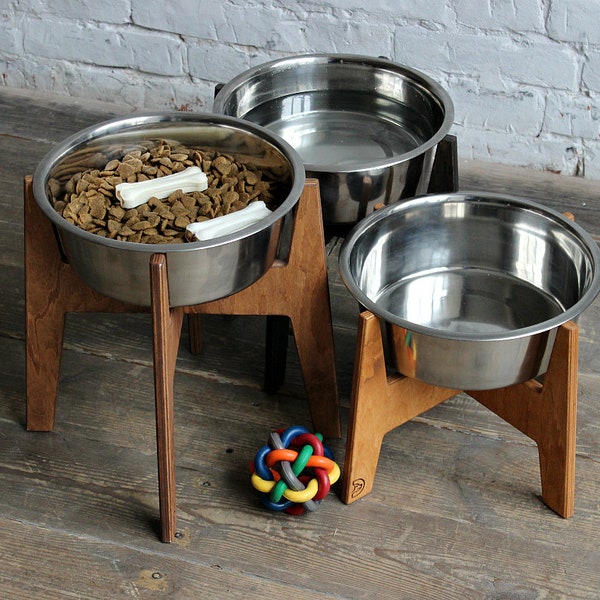 Extra Large dog bowl 4500ml - Elevated dog dish single stand, pet raise bowl, dog water bowl, dog dish feeder, elevated dog feeding station