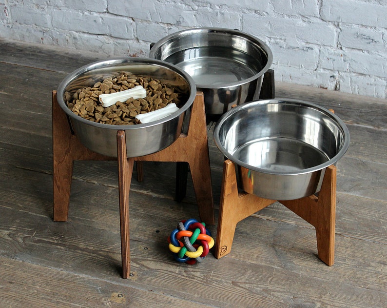 extra large elevated dog bowls