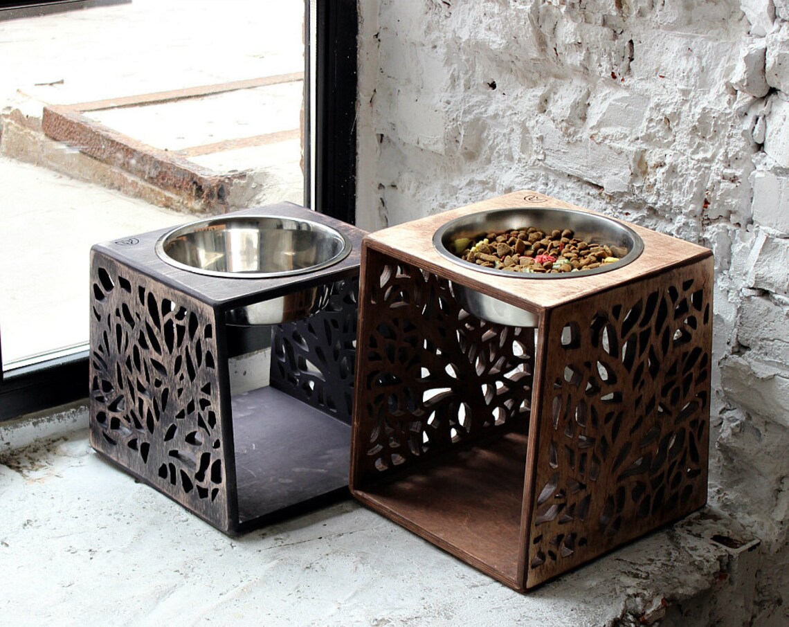 Extra Large dog bowls 2800 ml Antique elevated dog bowl Etsy
