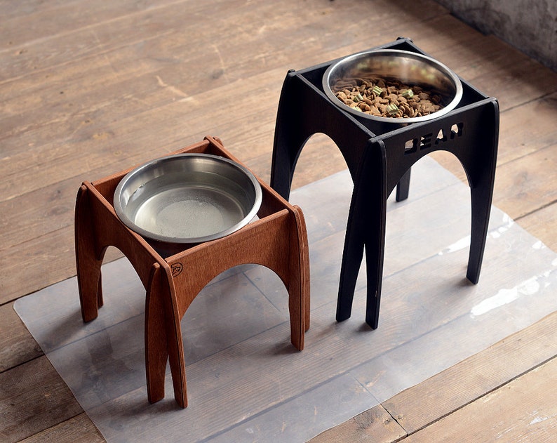 Extra Large dog bowls 2800 ml Arch elevated dog bowl. Metal Etsy