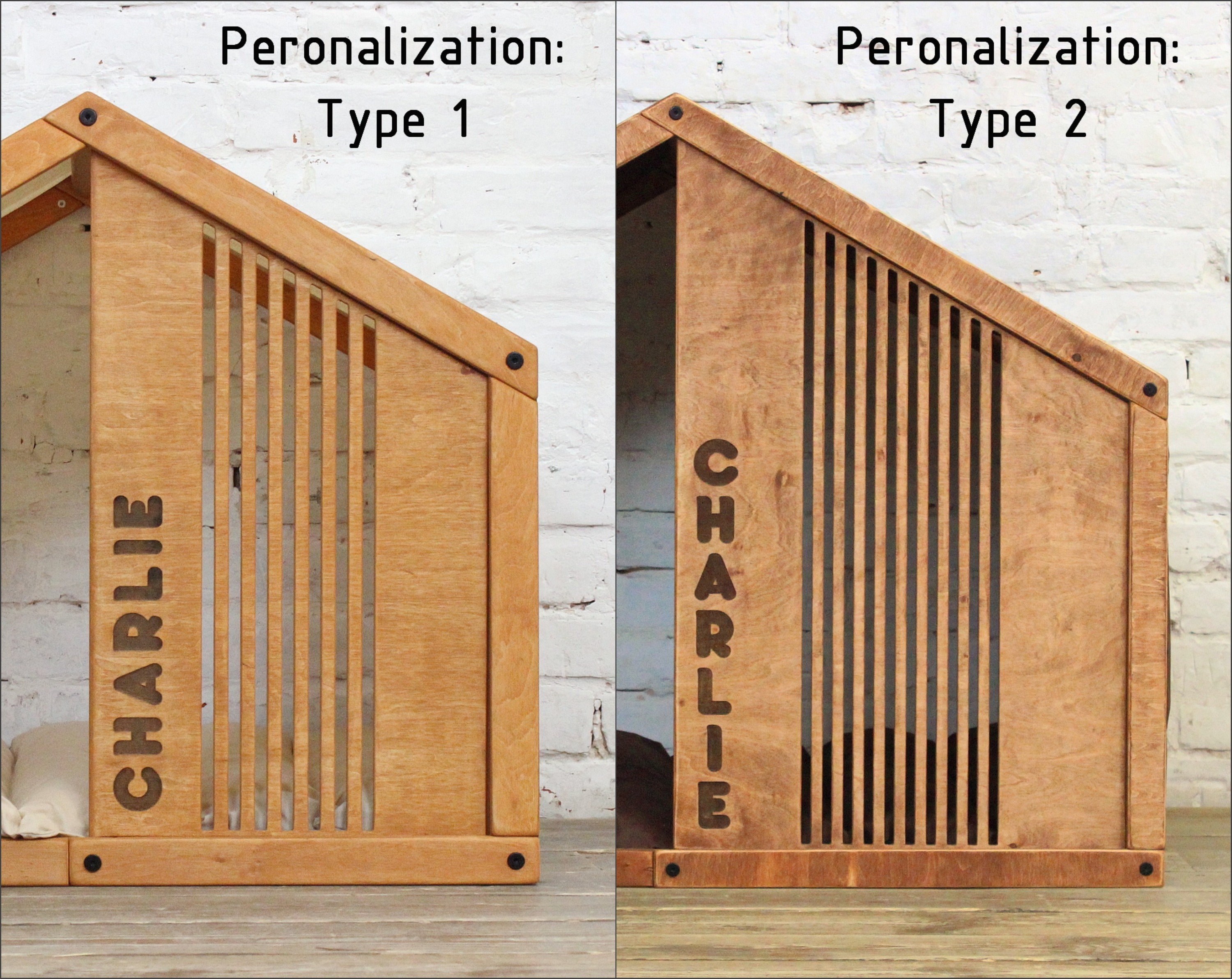 Dog House Line Loungeindoor Dog Housewooden Dog Housemodern Etsy