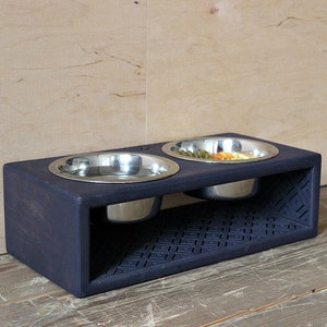 Small dog bowls 450ml, elevated dog feeder, stylish dog stand, dog stuff, dog metal bowl, dog feeder,dog dish, stainless steel dog bowls image 1