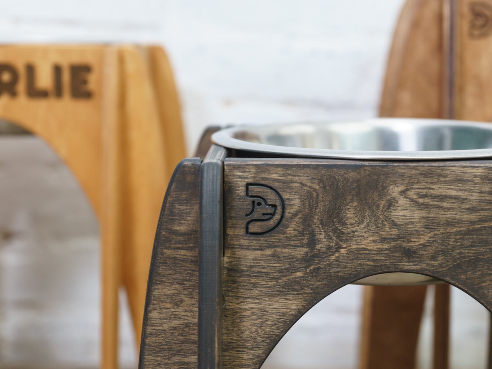 Extra Large dog bowls 2800 ml Arch elevated dog bowl. Metal Etsy