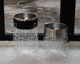 Yeti Bowl Stand 8 cups Acrylic, Yeti Bowl Holder 8 cups Acrylic, elevated dog bowl, raised dog bowl, yeti dog bowl stand, raised dog feeder