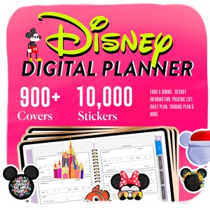 DisneyDigital Planner All-in-One Park Adventure Planner: Undated Digital Journey for iPad & GoodNotes