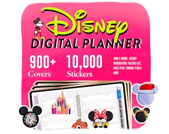 DisneyDigital Planner All-in-One Park Adventure Planner: Undated Digital Journey for iPad & GoodNotes