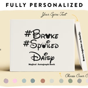 Theme Park Journey Keepsake - Custom Autograph Book to Treasure Memories of Fun Adventures